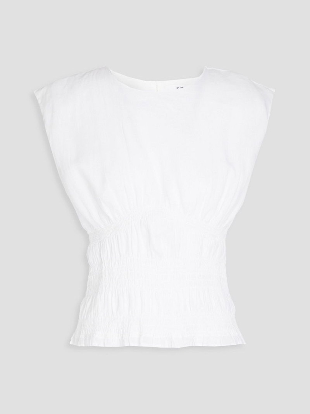 FRAME Women's Smocked Sleeveless Top
